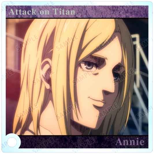 Annie Leonhart Attack on Titan Trading Scene Shot Acrylic Stand Panel [USED]