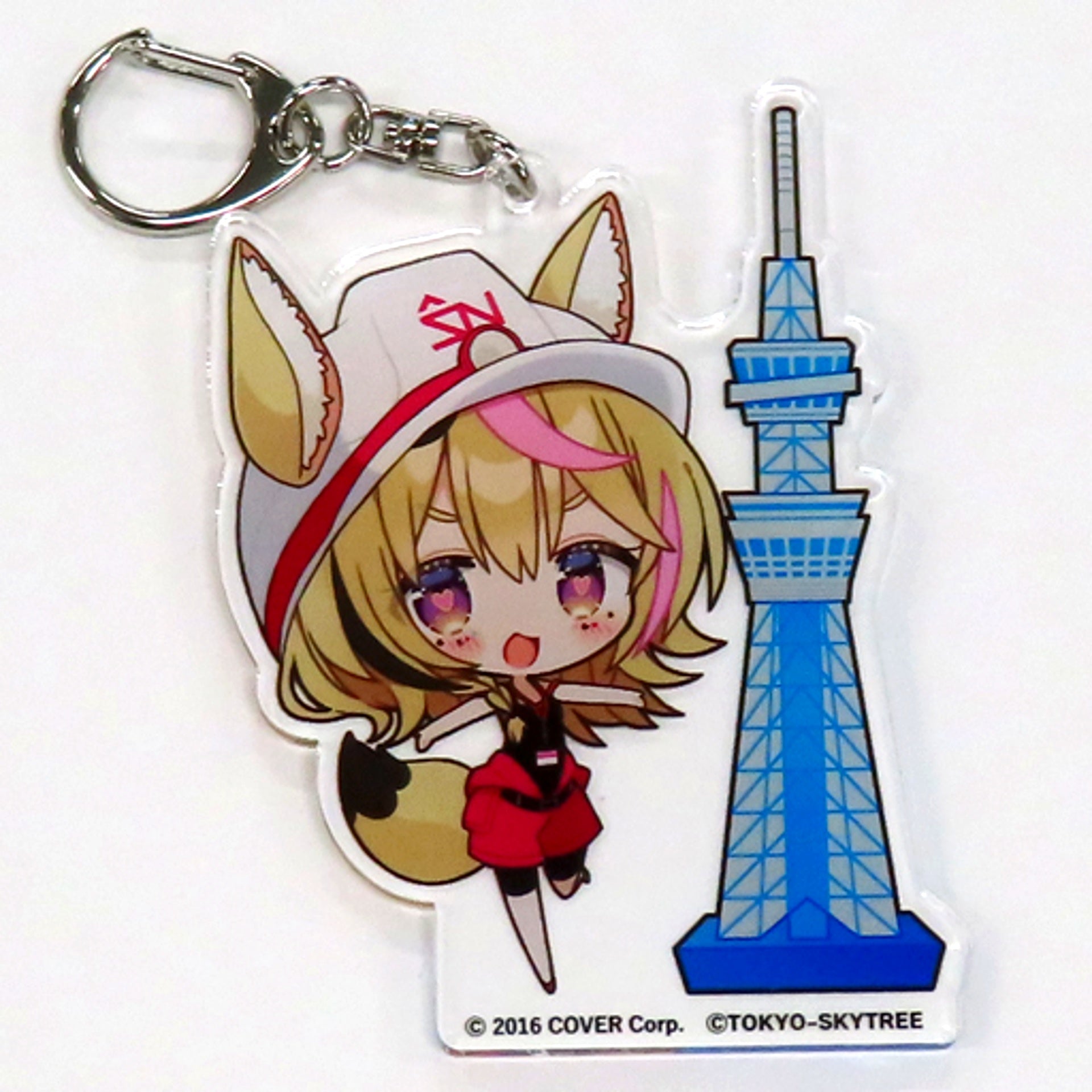 Omaru Polka hololive Trading Local Acrylic Keychain Tokyo Skytree Ver. x Tree Village Holo Tsuri 2023 Shiranui Kensetsu Building Tour Tokyo Venue [USED]