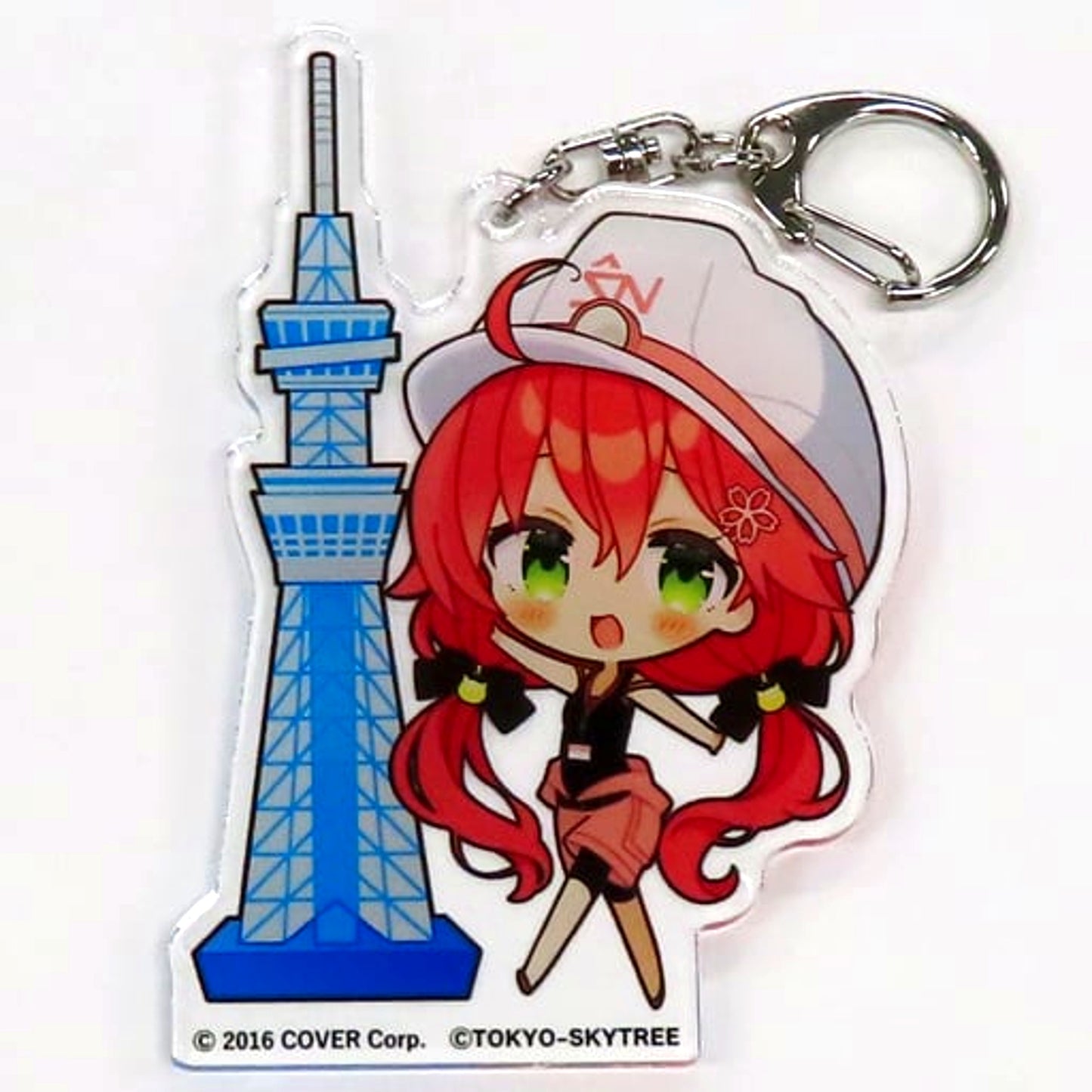 Sakura Miko hololive Trading Local Acrylic Keychain Tokyo Skytree Ver. x Tree Village Holo Tsuri 2023 Shiranui Kensetsu Building Tour Tokyo Venue [USED]
