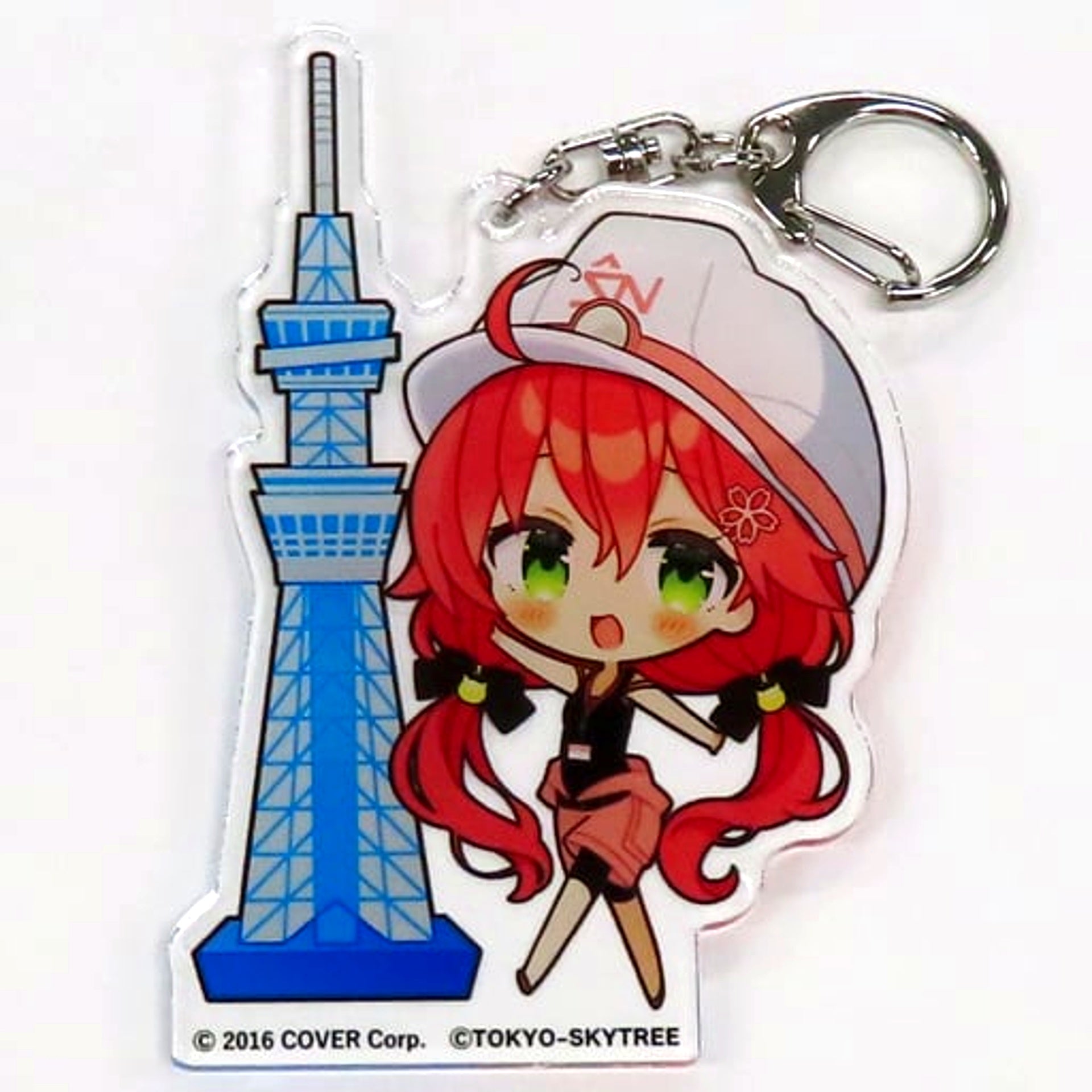 Sakura Miko hololive Trading Local Acrylic Keychain Tokyo Skytree Ver. x Tree Village Holo Tsuri 2023 Shiranui Kensetsu Building Tour Tokyo Venue [USED]