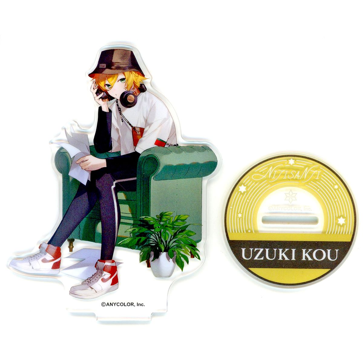 Uzuki Kou Acrylic Stand Virtual YouTuber Nijisanji VTuber NIJISANJI x Karaoke Manekineko Winter Music [USED]