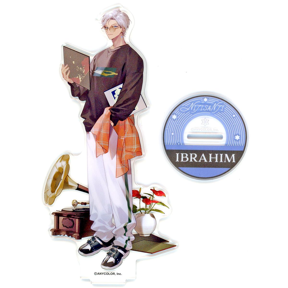 Ibrahim Acrylic Stand Virtual YouTuber Nijisanji VTuber NIJISANJI x Karaoke Manekineko Winter Music [USED]