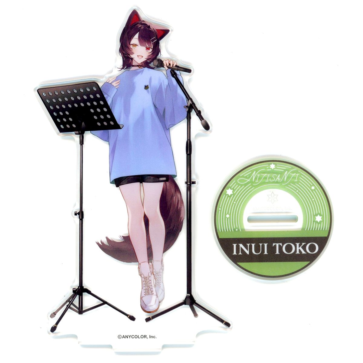 Inui Toko Acrylic Stand Virtual YouTuber Nijisanji VTuber NIJISANJI x Karaoke Manekineko Winter Music [USED]