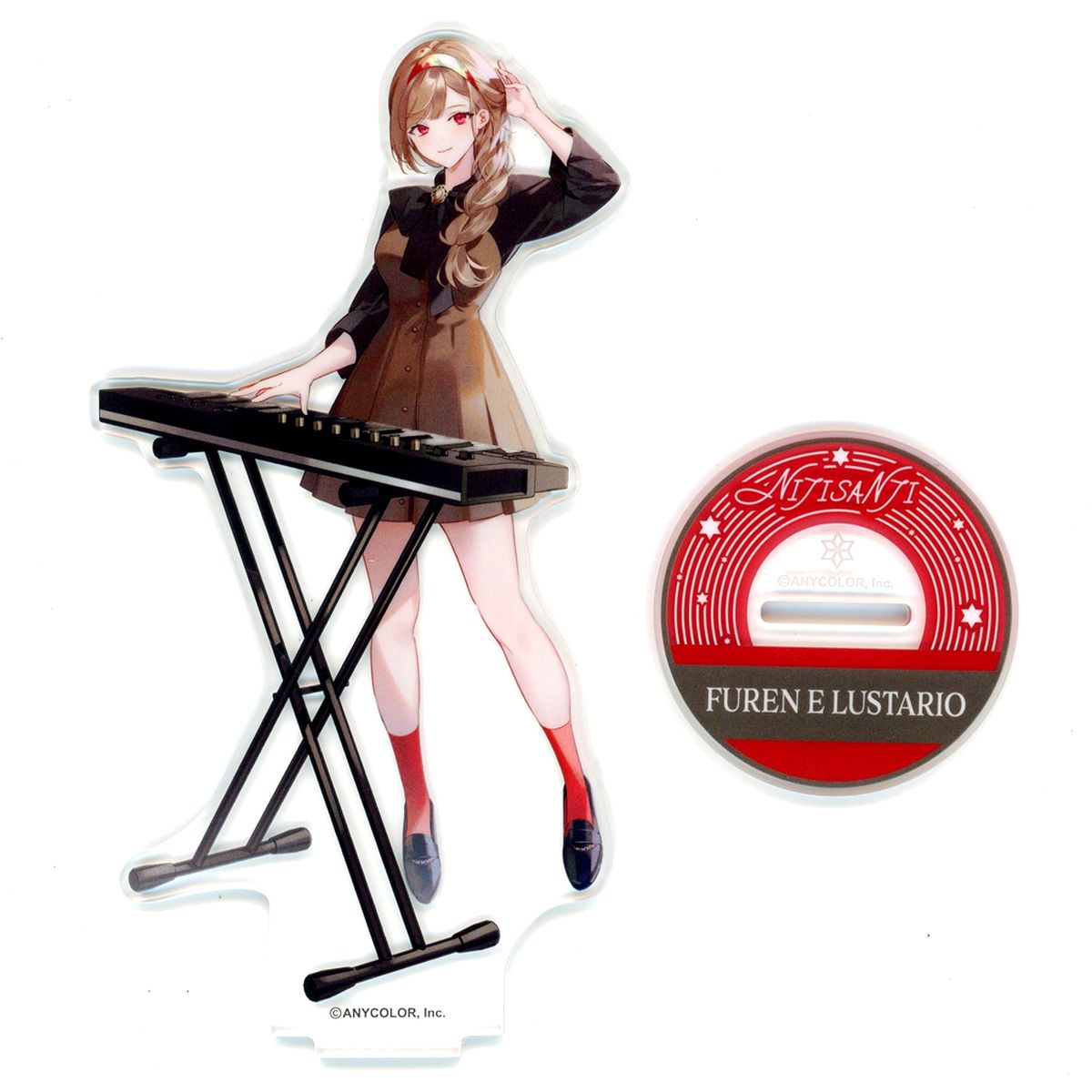 Furen E Lustario Acrylic Stand Virtual YouTuber Nijisanji NIJISANJI x Karaoke Manekineko Winter Music [USED]
