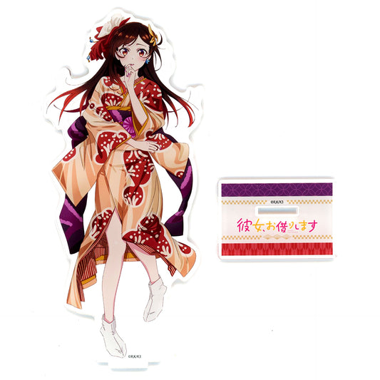 Chizuru Mizuhara Rent-a-Girlfriend Season 3 Kimono Illustration BIG Acrylic Stand [USED]