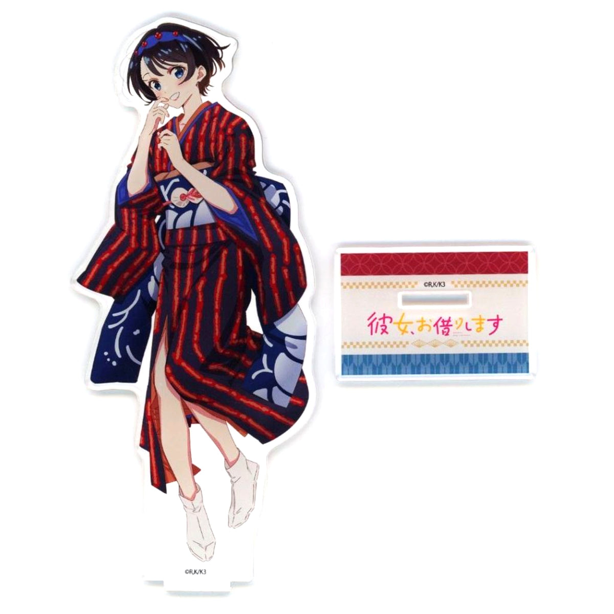 Ruka Sarashina Kimono Rent-A-Girlfriend Season 3 Illustration BIG Acrylic Stand [USED]