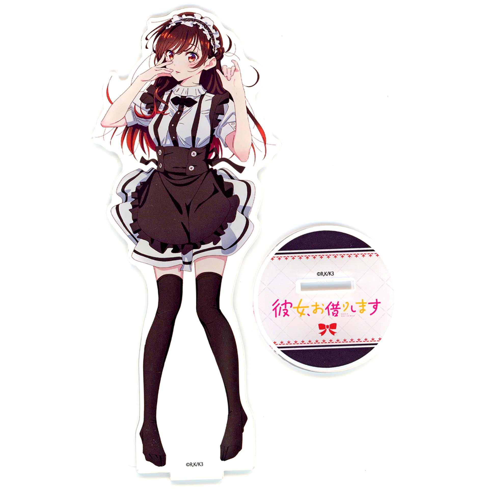 Chizuru Mizuhara Maid Outfit Illustration BIG Acrylic Stand Rent-A-Girlfriend Season 3 [USED]
