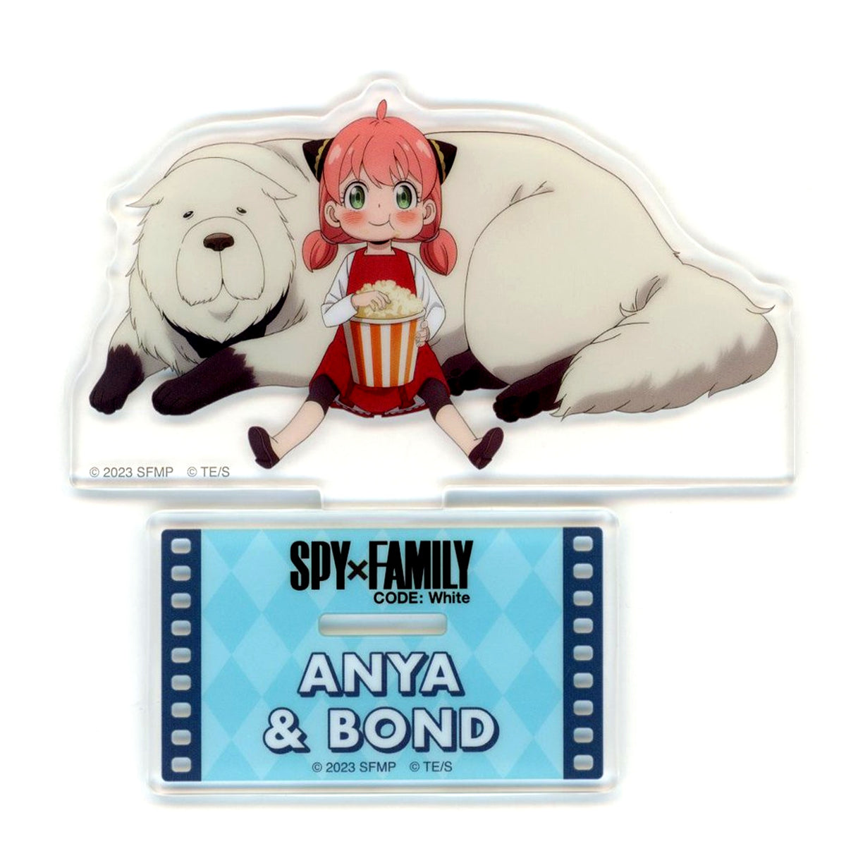 Anya Forger & Bond Forger SPY x FAMILY CODE White Acrylic Stand Theater Goods [USED]