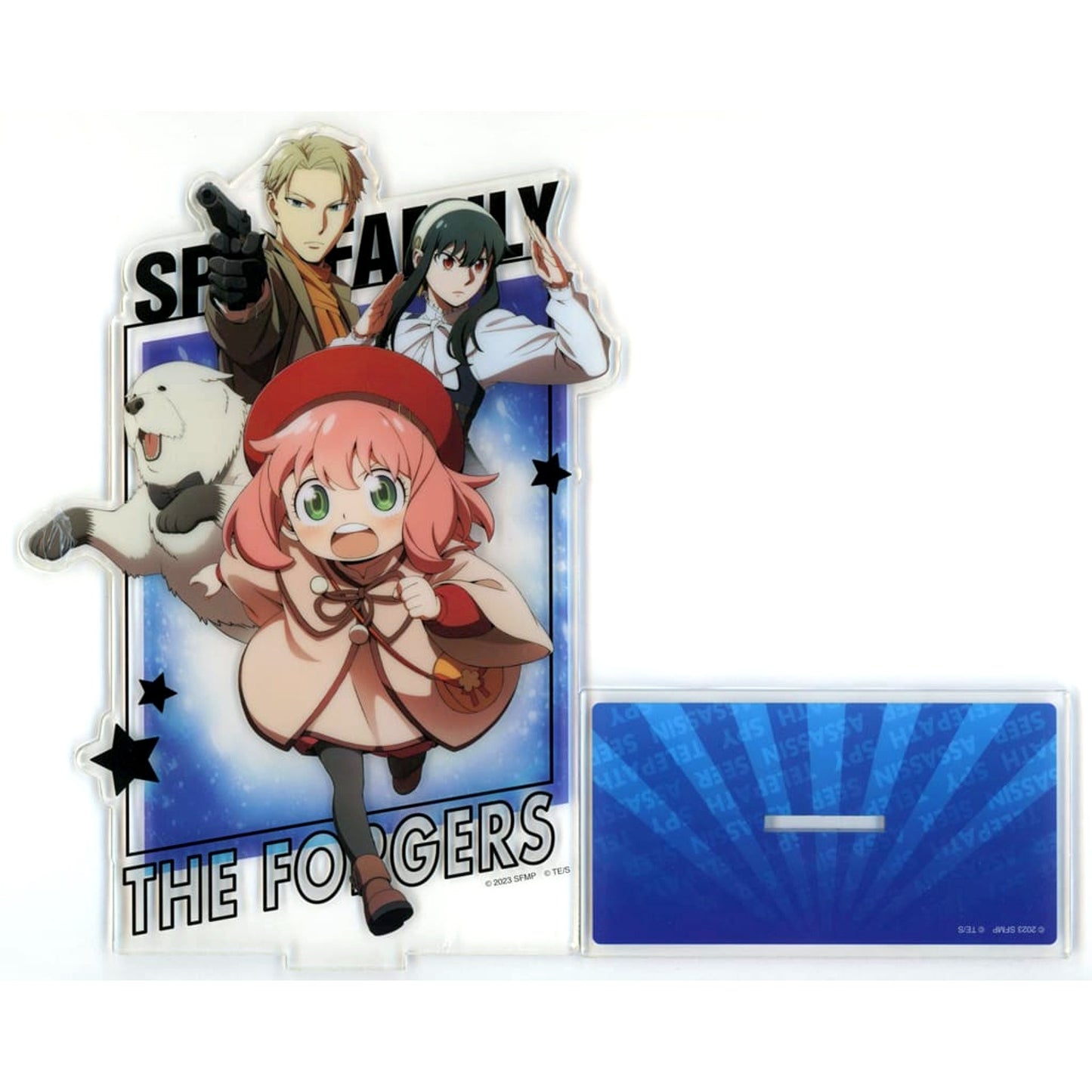 SPY x FAMILY CODE: White Group Big Acrylic Stand Theater Goods [USED]