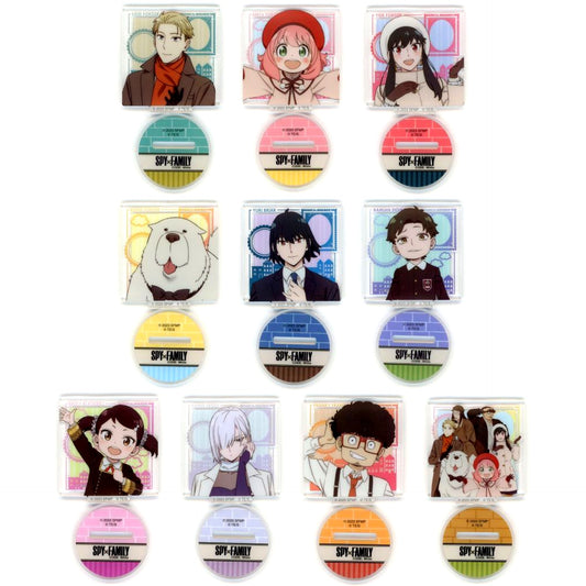 Set of 10 Spy x Family Code White Movie Acrylic Stand Collection [USED]