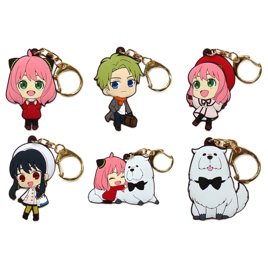 Yor Forger, etc. Spy x Family Code: White Rubber Charm Collection Theater Limited All 6 Types Set Charm [USED]