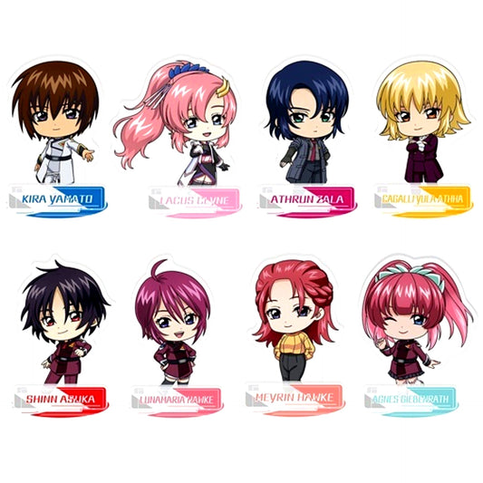 Set of 8 Mobile Suit Gundam SEED FREEDOM Acrylic Stand [USED]