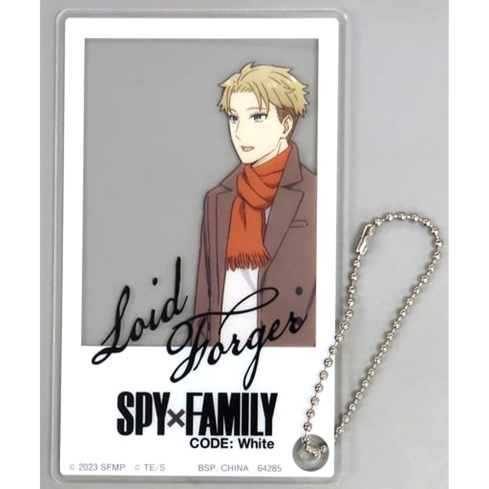 Spy x Family Code: White Loid Forger Ichiban Kuji Acrylic Card Charm Prize I [USED]