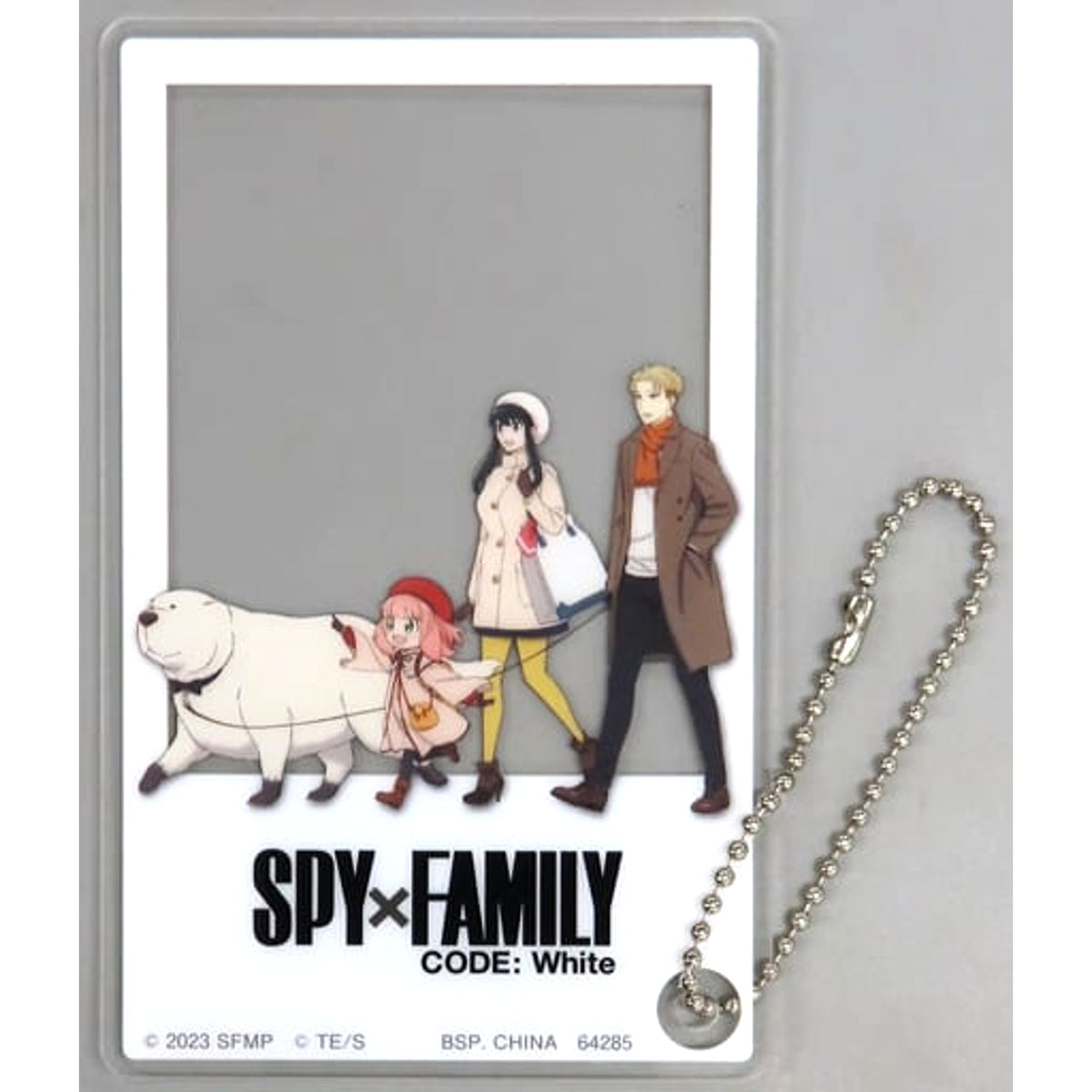Spy x Family Code: White Forger Family Stroll Ichiban Kuji Acrylic Card Charm Prize I [USED]