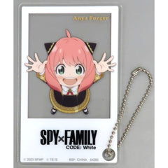 Spy x Family Code: White Anya Ichiban Kuji Acrylic Card Charm Prize I [USED]