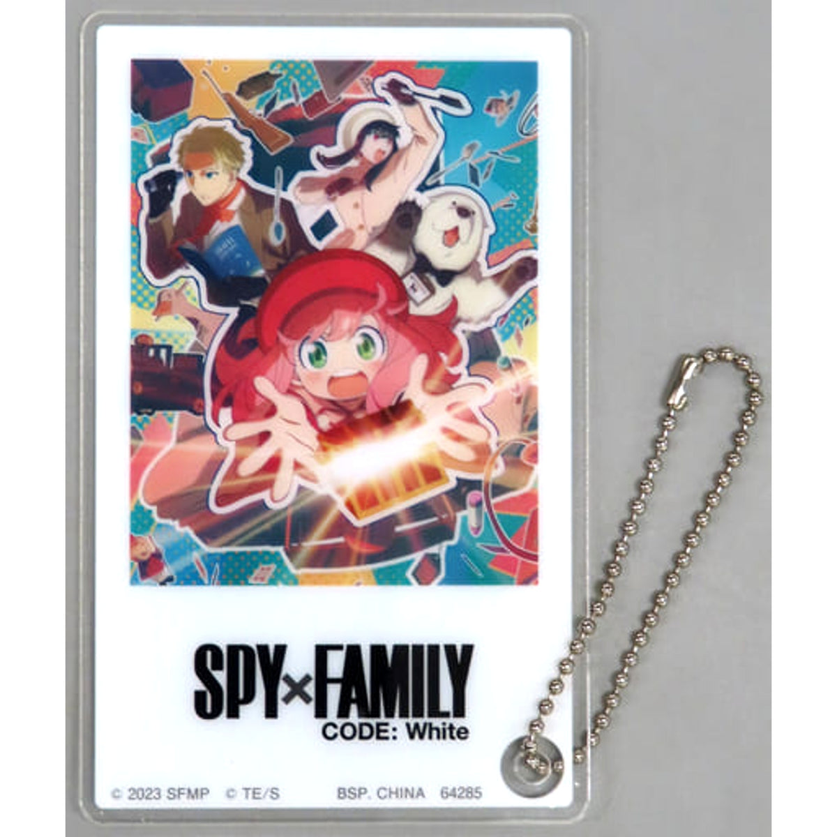 Spy x Family Code: White Teaser Visual Ichiban Kuji Acrylic Card Charm Prize I [USED]
