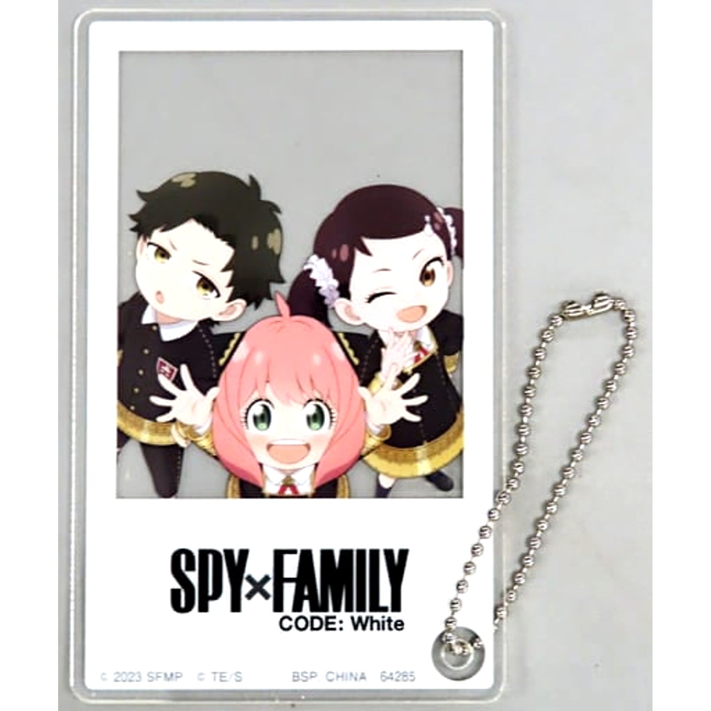Spy x Family Code: White Anya Damian Becky Ichiban Kuji Acrylic Card Charm Prize I [USED]