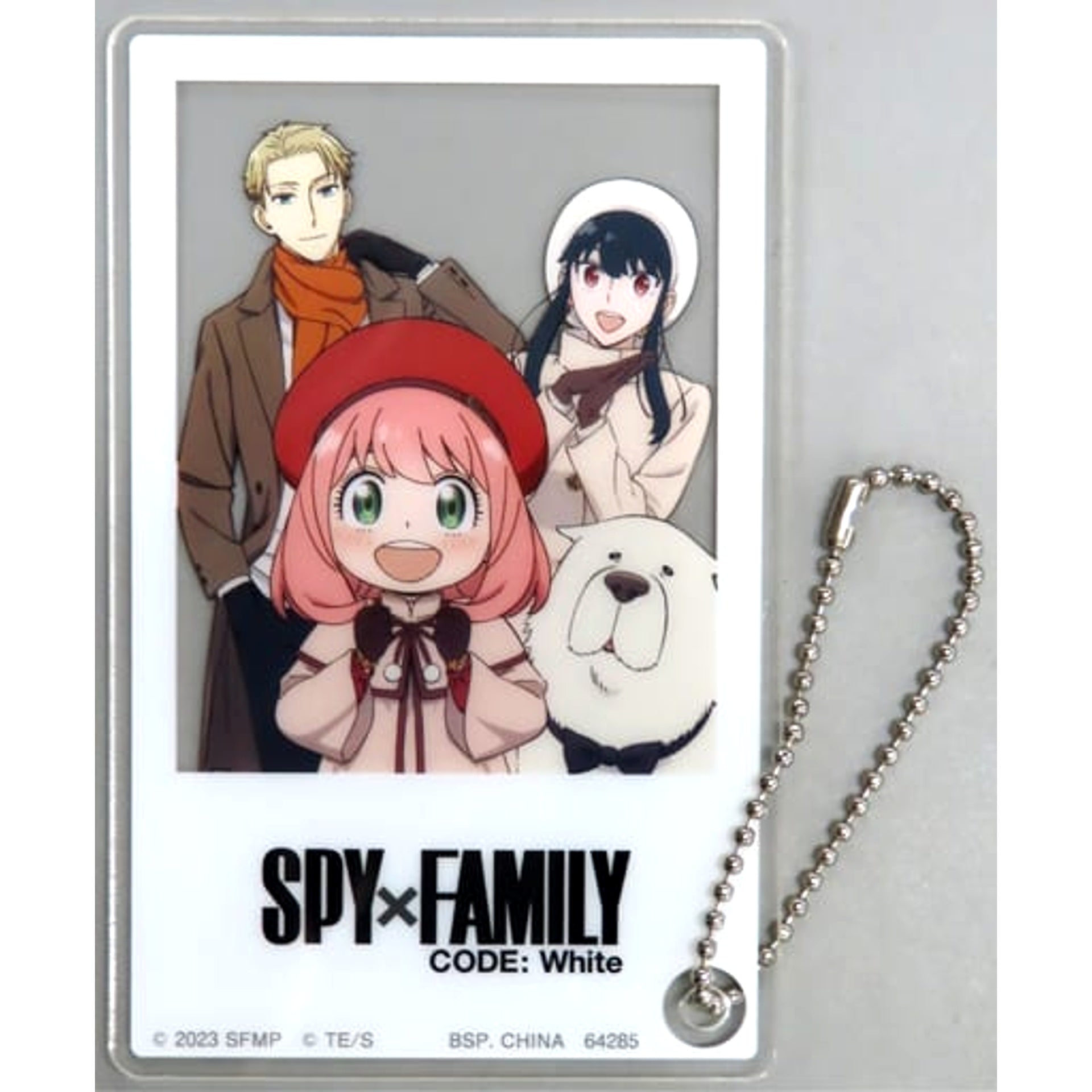 Spy x Family Code: White Forger Family Front Ichiban Kuji Acrylic Card Charm Prize I [USED]