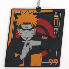 Naruto Naruto Uzumaki Ichiban Kuji NARUTOP99 Magnificent Ninja Picture Scroll Rubber Charm Prize H [USED]