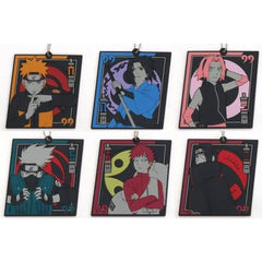 Naruto Naruto Uzumaki & Others All 6 Types Set Ichiban Kuji NARUTOP99 Magnificent Ninja Picture Scroll Rubber Charm Prize H [USED]