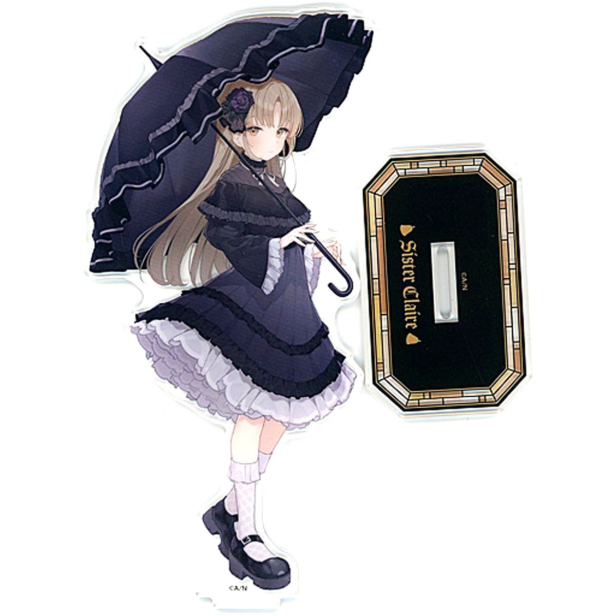 Sister Claire Virtual YouTuber Nijisanji Dmm Kuji Gothic Acrylic Stand B-2 Prize [USED]