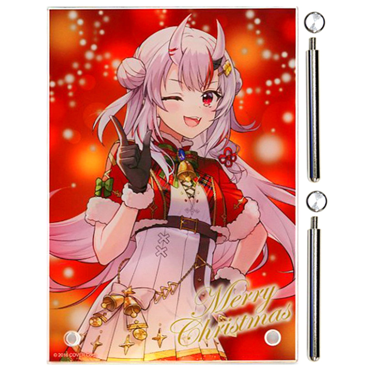 Nakiri Ayame VTuber Hololive Xmas AR LIVE Sweet Happy Holiday Vol.1 Acrylic Panel [USED]