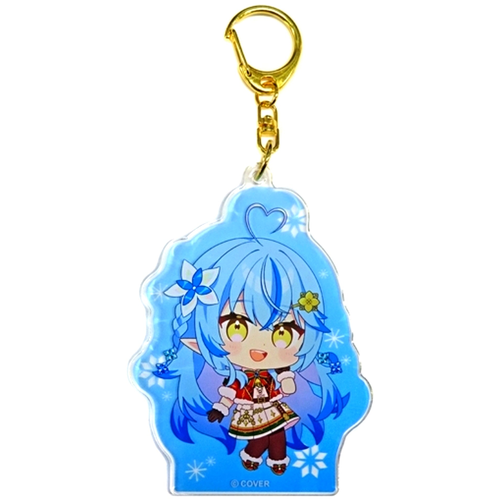 Yukihana Lamy Hololive Acrylic Keychain Xmas AR LIVE Sweet Happy Holiday Vol.1 [USED]