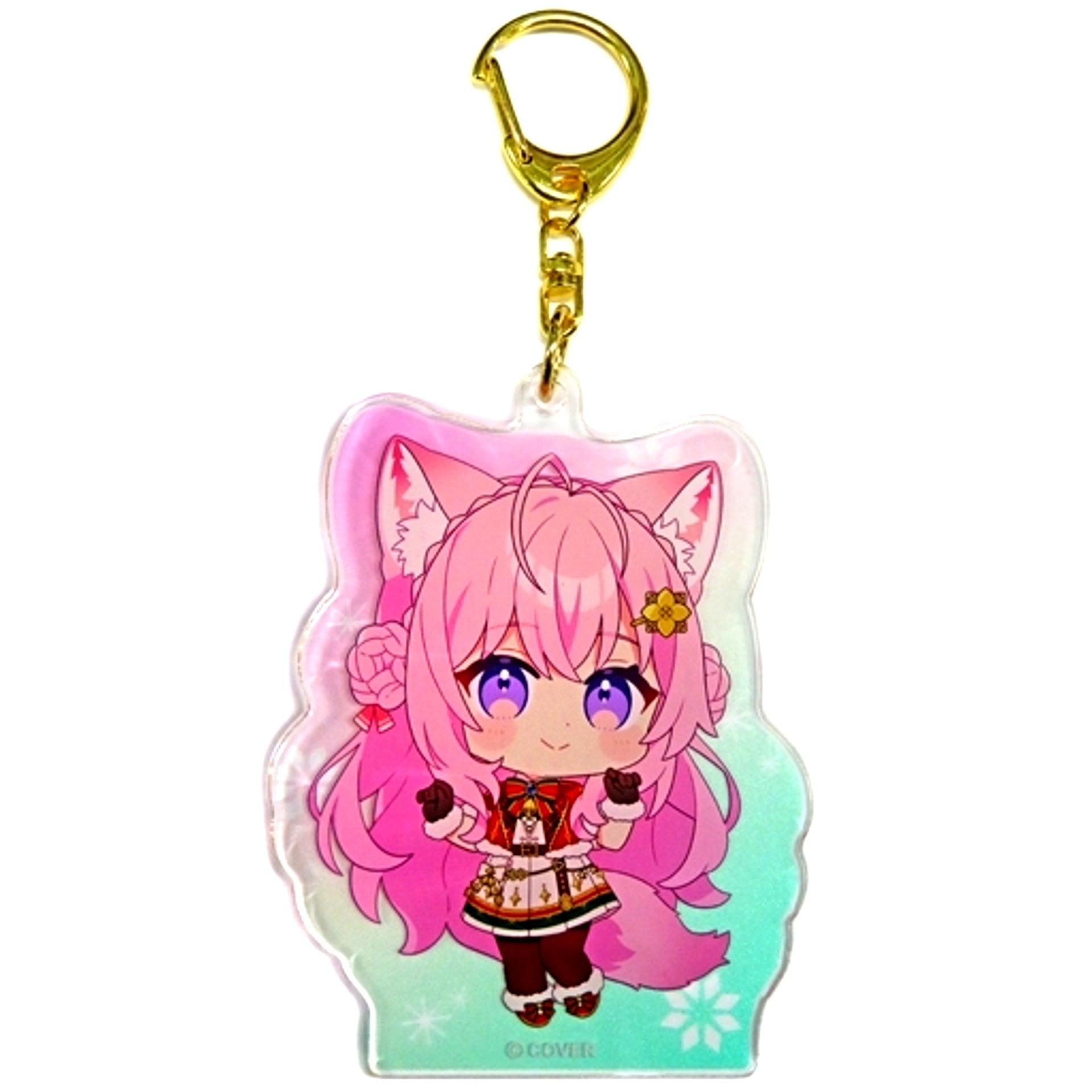 Hakui Koyori Hololive Acrylic Keychain Xmas AR LIVE Sweet Happy Holiday Vol.1 [USED]