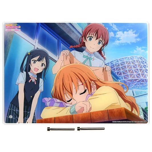 Setsuna Yuki, Emma Verde & Kanata Konoe Acrylic Art Panel Love Live! Nijigasaki High School Idol Club Exhibition 2023 Nijiiro Activity Journal [USED]