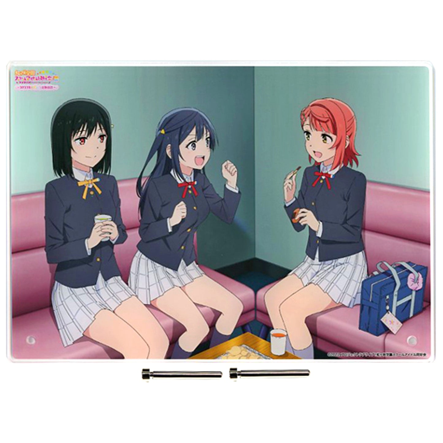 Shioriko Mifune & Setsuna Yuki & Ayumu Uehara Acrylic Art Panel Love Live! Nijigasaki High School Idol Club Exhibition 2023 Nijiiro Activity Journal [USED]