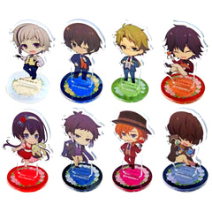 Set of 8 Bungo Stray Dogs Trading Acrylic Stand Dress Style Animate Limited [USED]