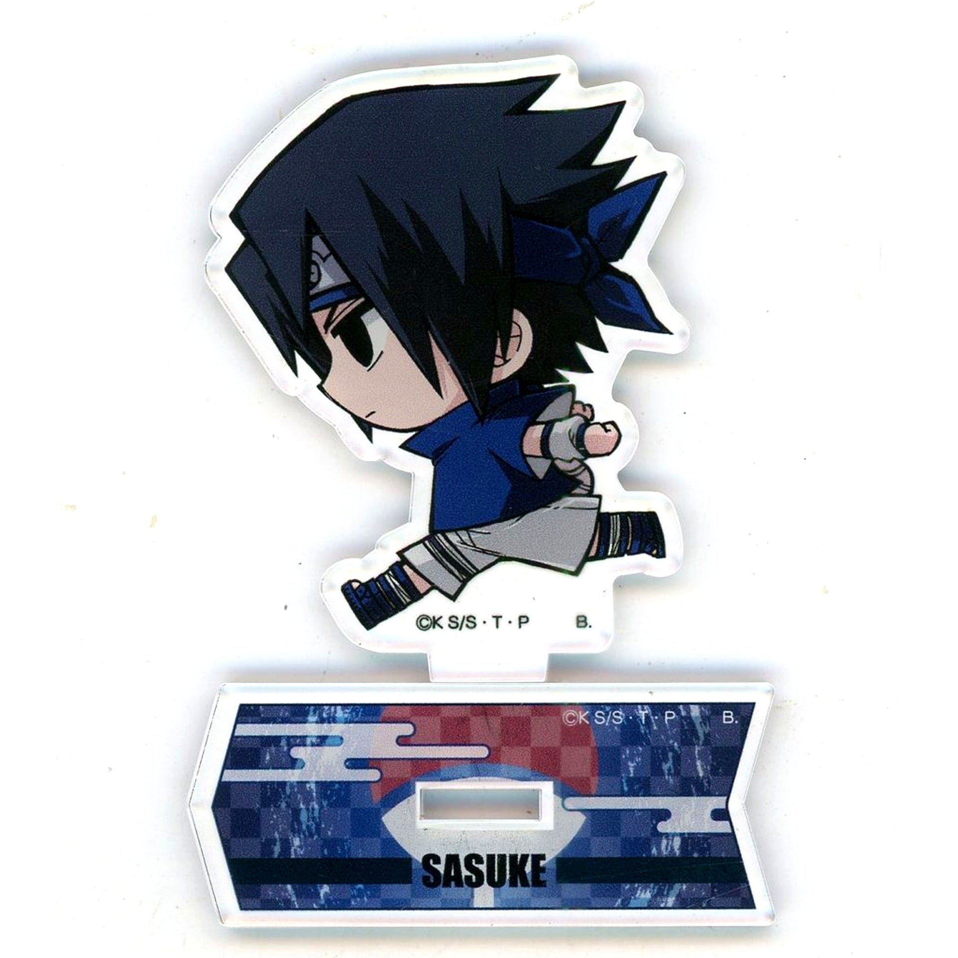 Sasuke Uchiha Boyhood Running Chibi Series Vol. 1 Acrylic Stand Naruto [USED]
