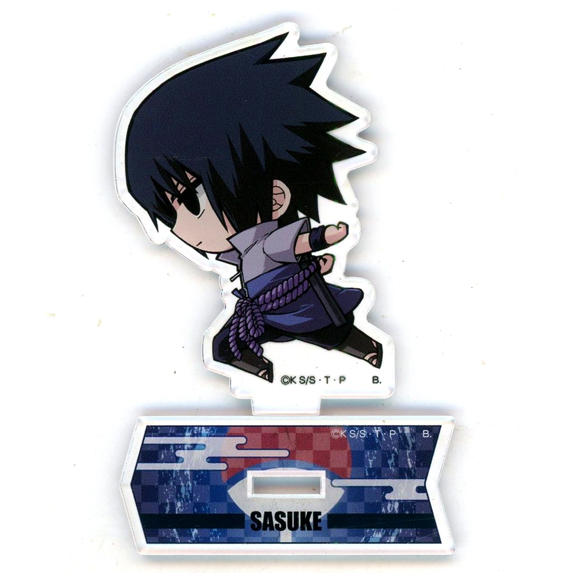 Sasuke Uchiha Shippuden Running Chibi Series Vol. 1 Acrylic Stand Naruto [USED]