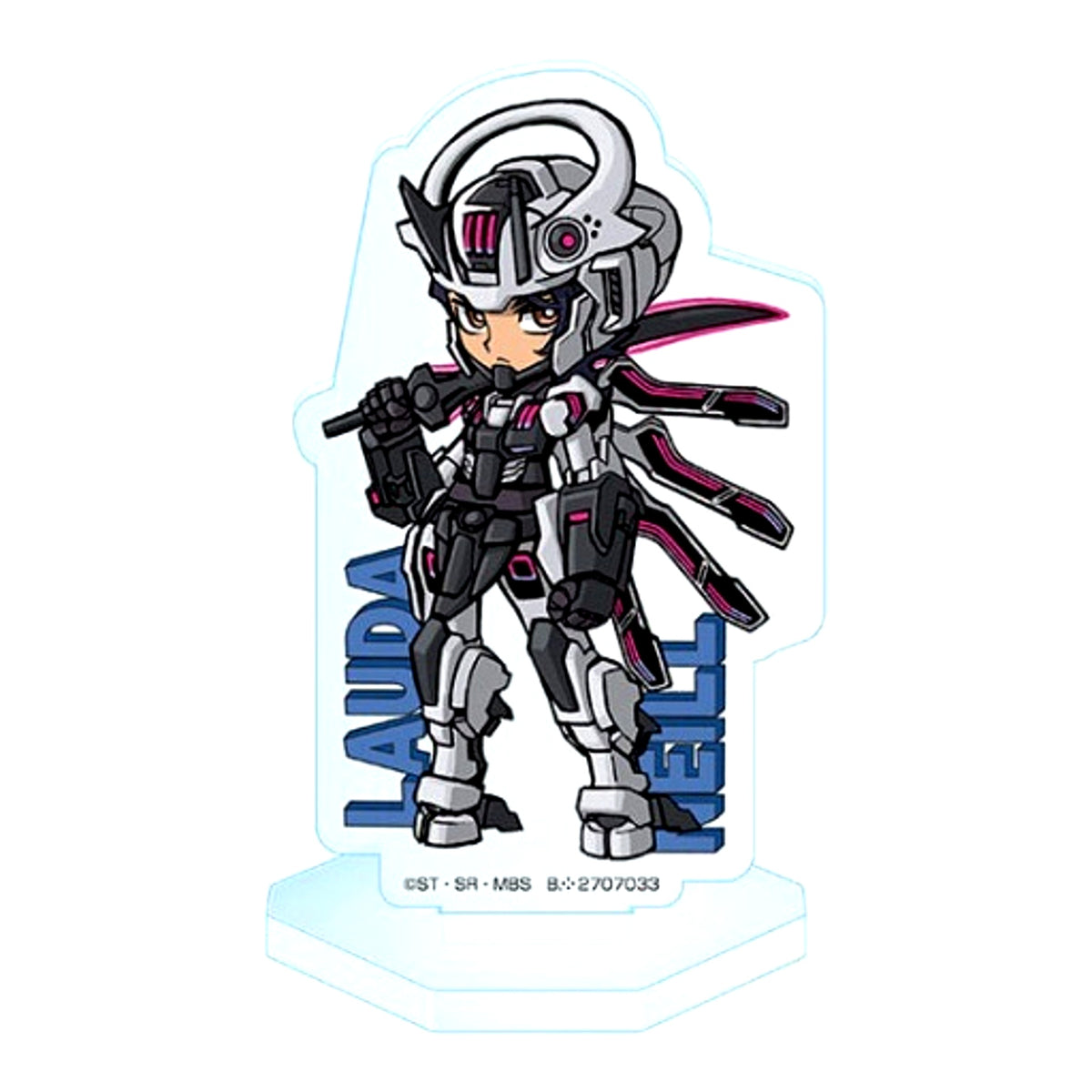 Lauda Neill Mobile Suit Gundam The Witch from Mercury Mecha Gurumi Acrylic Stand 2 [USED]