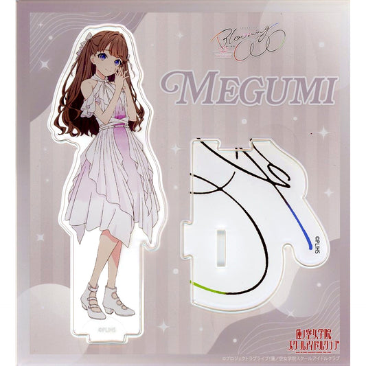 Megumi Fujishima Acrylic Stand Love Live! Hasunosora Girls' High School Idol Club 2nd Live Tour Blooming with xxx [USED]