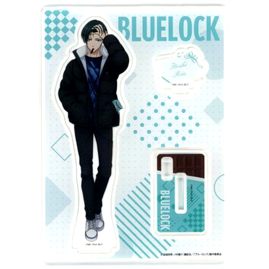 Rin Itoshi Acrylic Stand Chocolate Blue Lock [USED]