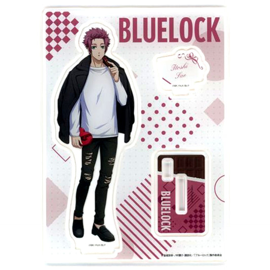 Sae Itoshi Acrylic Stand Chocolate Blue Lock [USED]