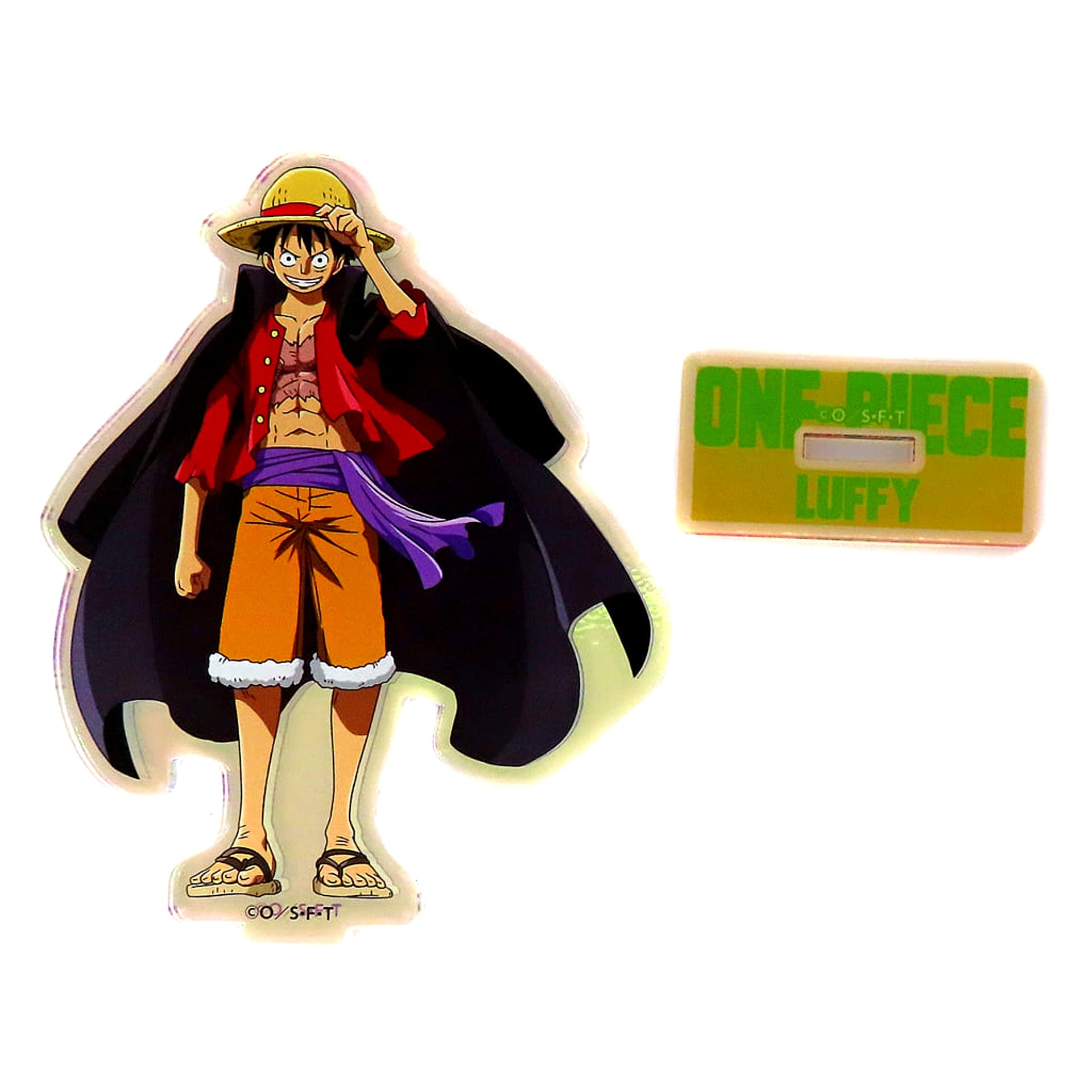 Monkey D. Luffy One Piece Mugiwara Store in Bandai Namco Cross Store Acrylic Stand [USED]