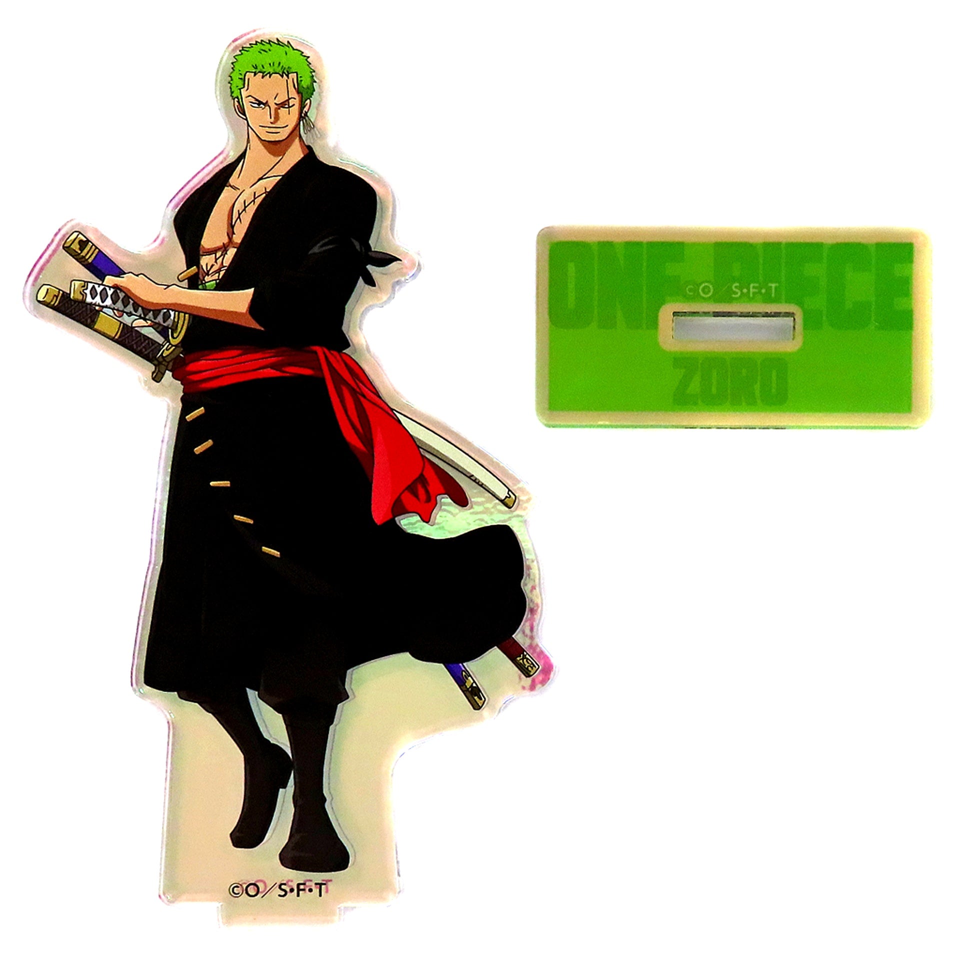 Roronoa Zoro One Piece Mugiwara Store in Bandai Namco Cross Store Acrylic Stand [USED]