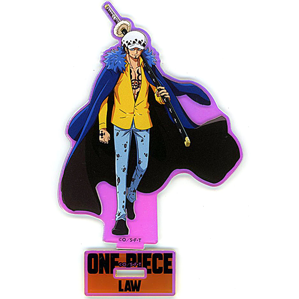 Trafalgar Law Acrylic Stand One Piece Straw Hat Store in Bandai Namco Cross Store [USED]