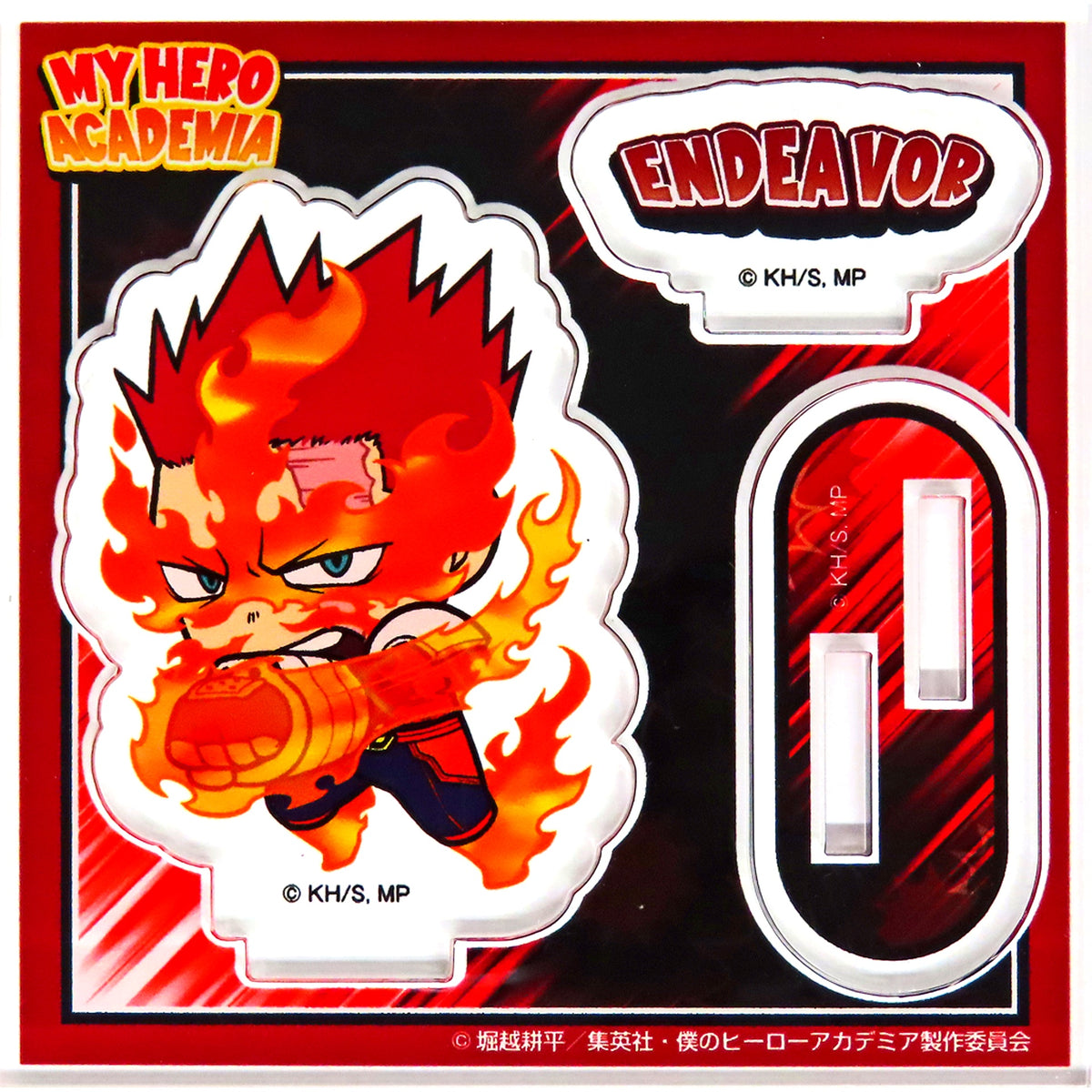 Endeavor My Hero Academia Acrylic Stand Deformed PLUS ULTRA SQUARE [USED]