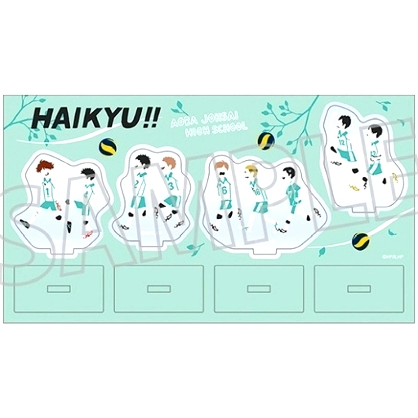 Aoba Johsai High School Yuru Palette Acrylic Diorama Haikyu!! [USED]