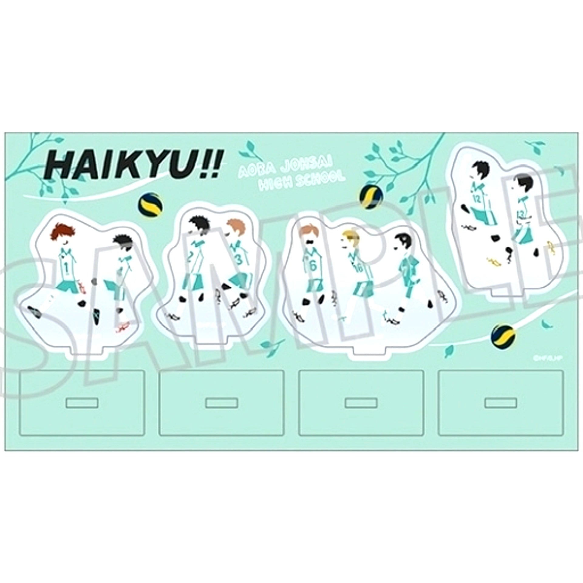 Aoba Johsai High School Yuru Palette Acrylic Diorama Haikyu!! [USED]