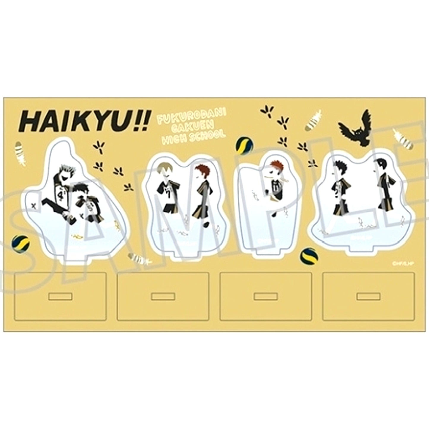 Fukurodani Academy Yuru Palette Acrylic Diorama Haikyu!! [USED]