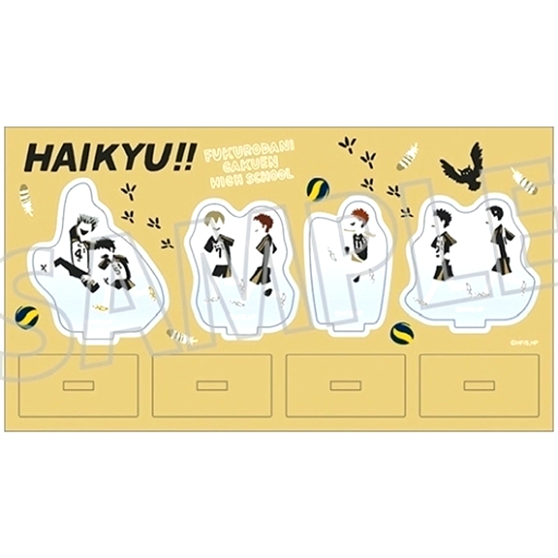 Fukurodani Academy Yuru Palette Acrylic Diorama Haikyu!! [USED]