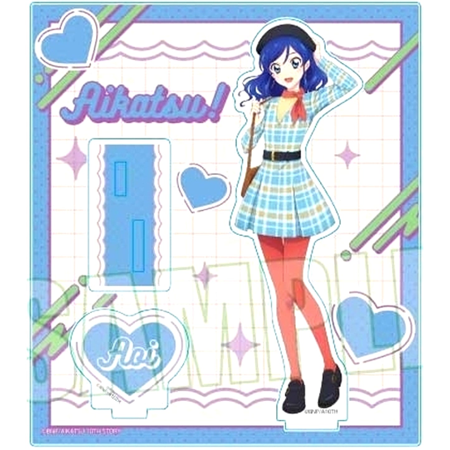 Aoi Kiriya Retro Pop Ver. Aikatsu! 10th STORY STARWAY to the Future Acrylic Stand [USED]