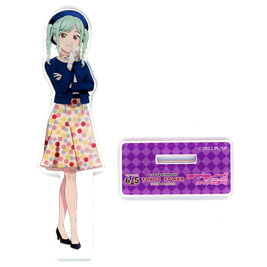 Tomari Onitsuka Illustration Tokyo Tower 65th Anniv Ver. Acrylic Stand Love Live! Superstar!! in Tokyo Tower [USED]