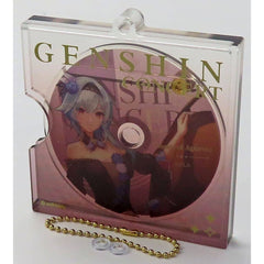 Genshin Eula Mundane World Blossoms Series CD Style Character Acrylic Keychain Genshin Concert 2023 Melodies of an Endless Journey Exclusive Keychains [USED]