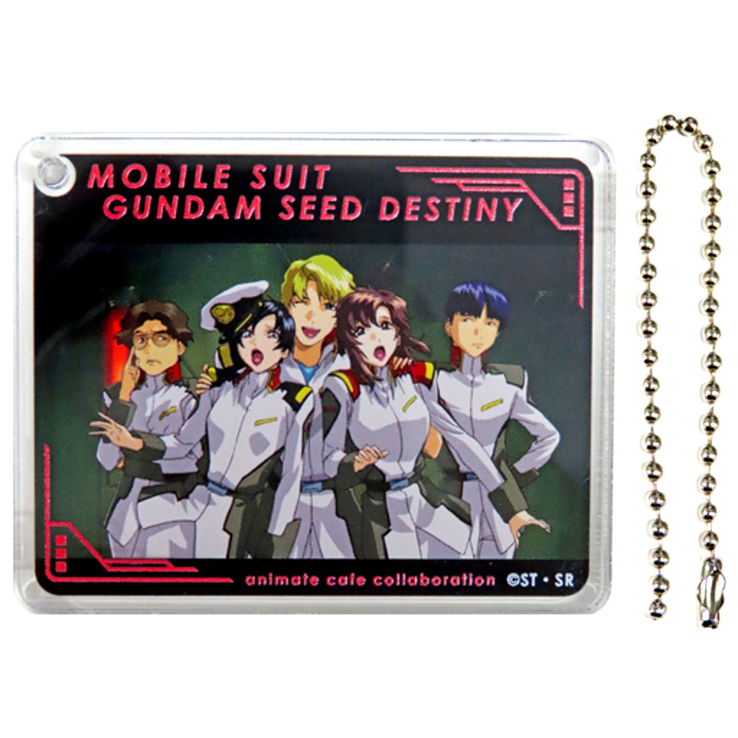 Group Archangel Crew Mobile Suit Gundam SEED FREEDOM animatecafe CoLotta Trading Acrylic Plate Keychain [USED]