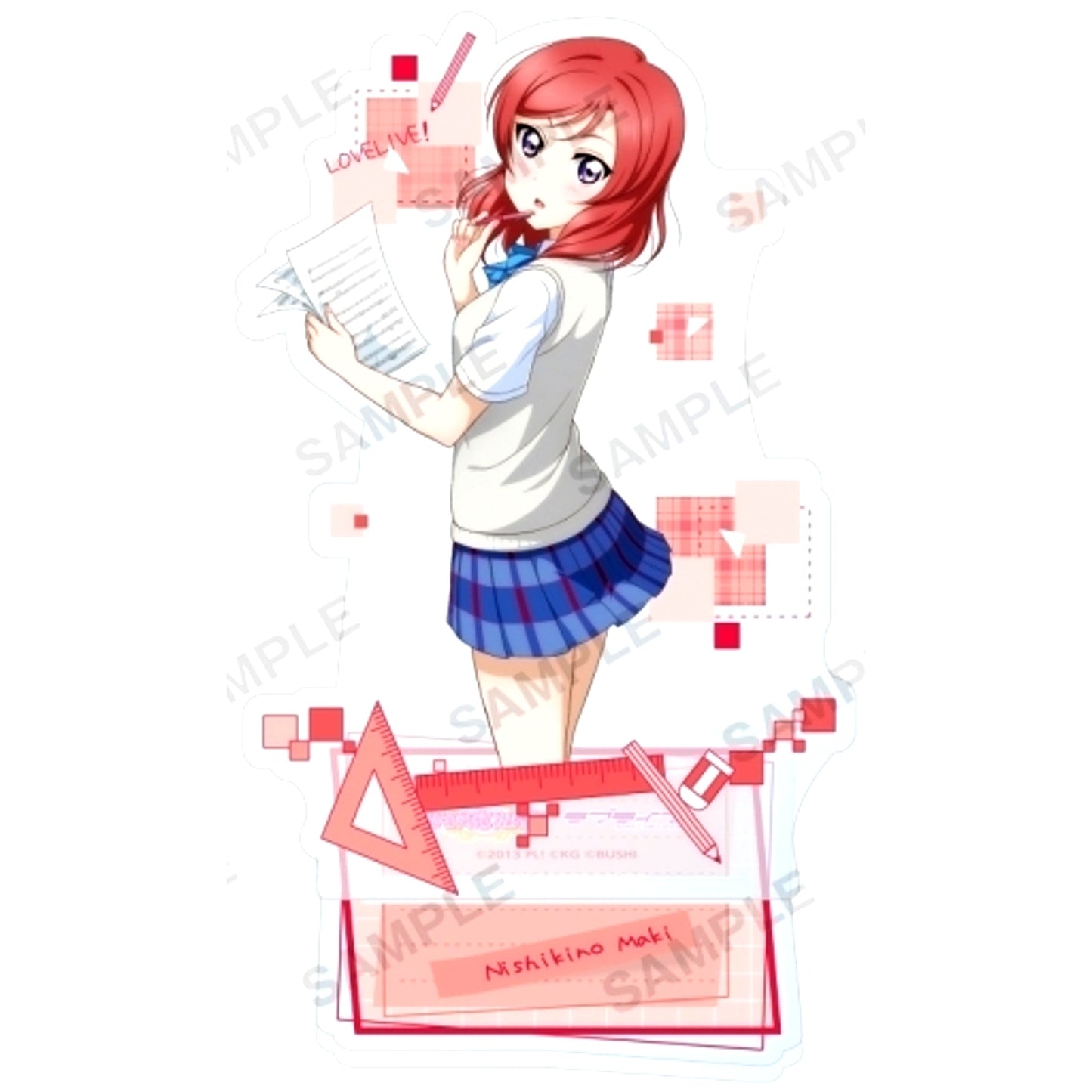 Maki Nishikino Acrylic Stand Muse Idol Outfit Ver. Love Live! School Idol Festival [USED]